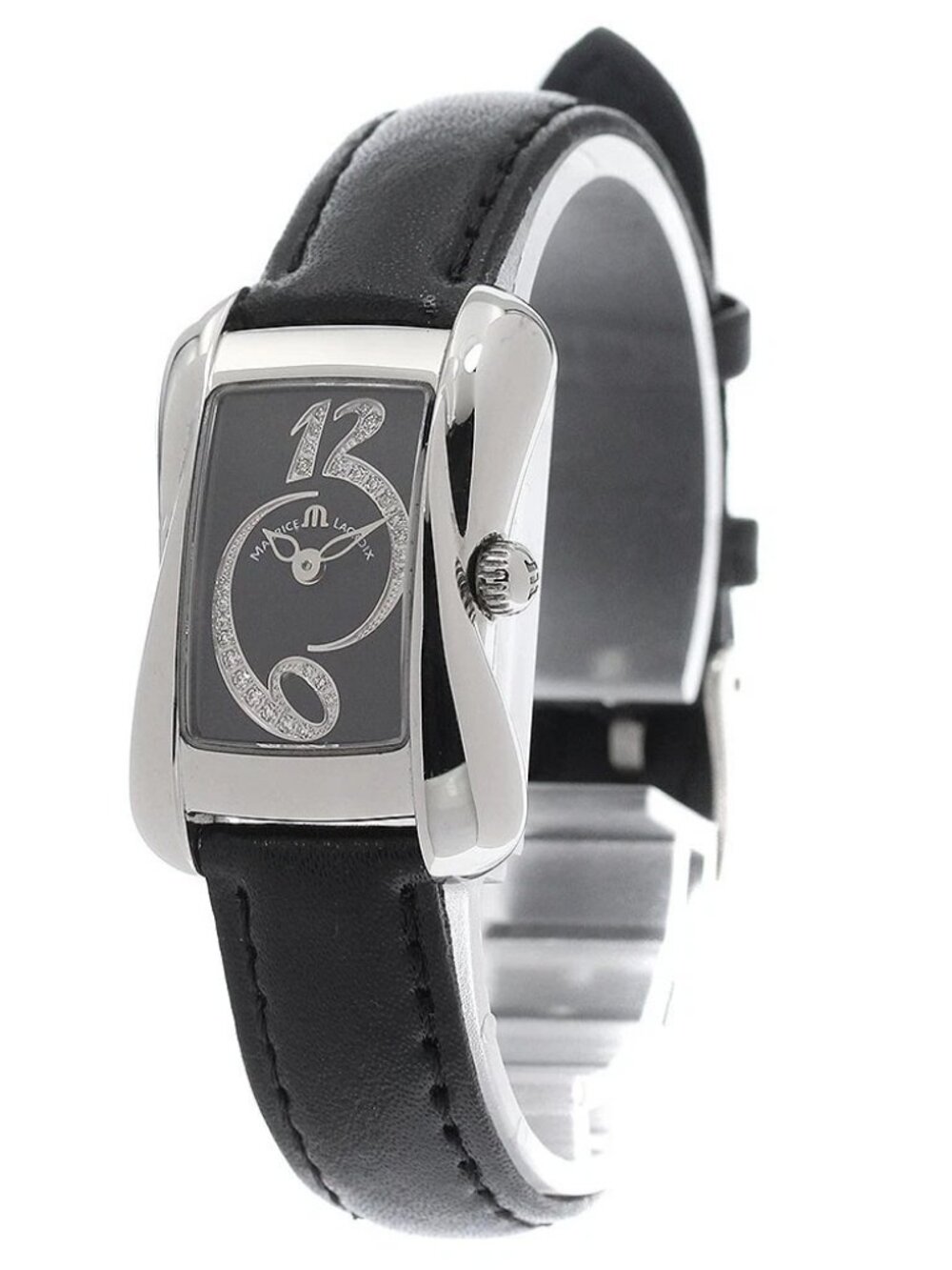 Maurice Lacroix DV5011 diamond black Dial Quartz Ladies Watch_942716